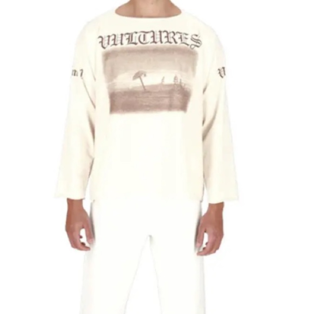 Vultures Oversized Long Sleeve Tee